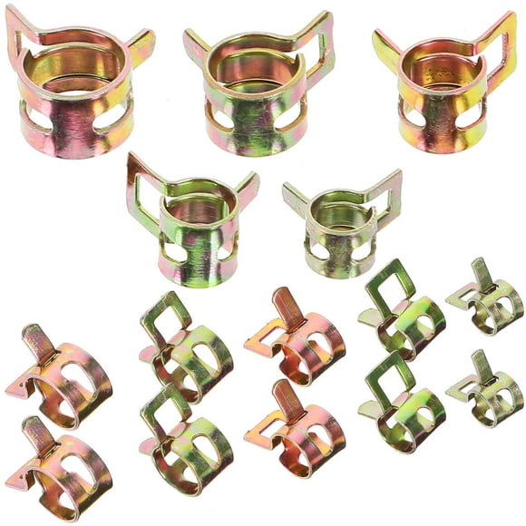 UPGRATOR 75Pcs Tube Clamp Rose Gold Steel For Silicone Hose Electronic Use Engineers