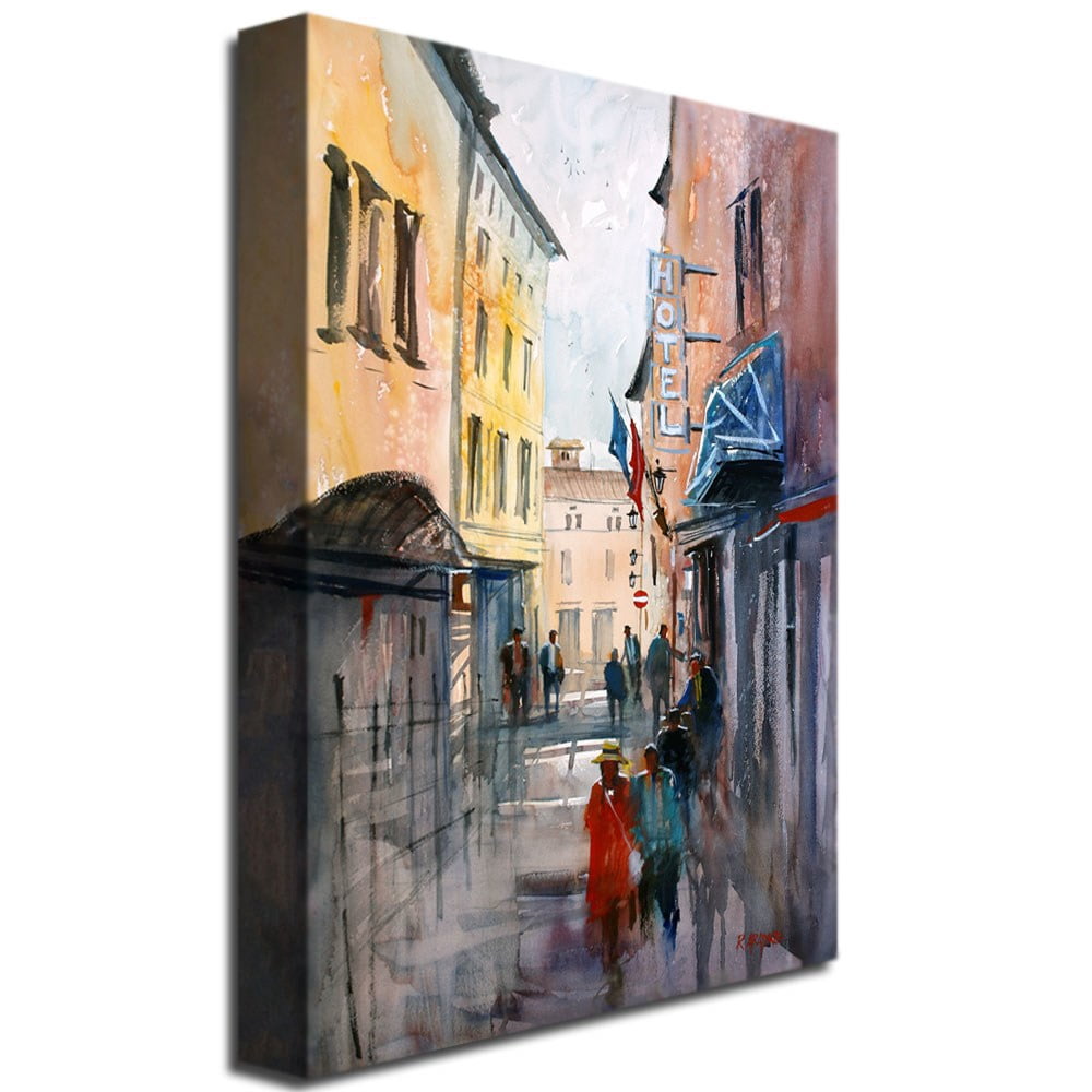 Trademark Art "Italian Impressions III" Canvas Art by Ryan Radke