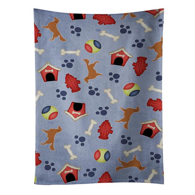 Carolines Treasures BB3904KTWL Golden Retriever Dog House Collection Kitchen Towel