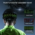 thumbnail image 2 of LED Full-Color Helmet Display Screen LED Light Up Motorcycle Bike Helmet Display BT APP Control Riding Speed Display Directional Mark Display DIY Animation Text Graffiti Music Rhythm, 2 of 10