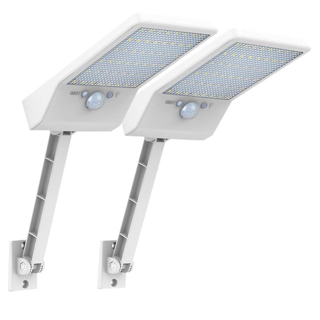 2 Pack 48/56 LED Outdoor Solar Lights for Garden Fence Patio Front Door Shed