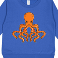 thumbnail image 3 of Inktastic Orange Octopus Toddler Sweatshirt, 3 of 4