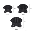 thumbnail image 5 of Arnés táctico para perros con asa, chaleco militar, antitirones, ajuste ancho, ajustable, hebillas metálicas, negro, L, 5 of 5