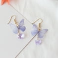 thumbnail image 4 of Lifetechs Party Elegant Women Butterfly Heart Long Dangle Hook Earrings Jewelry Gift, 4 of 7