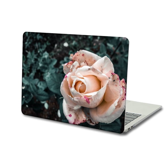 KSK KAISHEK Hard Shell Case Cover for Old MacBook Pro 13"( No Touch, 2012/2013/2014/2015) Model A1425 or A1502, No USB-C Rose series 0908