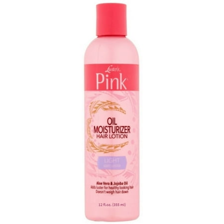 Luster's Pink Classic Light Oil Moisturizer Hair Lotion 12 oz (Pack of 4)