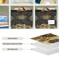 thumbnail image 6 of BZSMCE Collapsible Fabric Cube Storage Bins Gold Blossom Fashion Printed Design Pattern Storage Box, 6 of 8