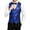 Dark Blue, variant on Mens Formal Slim Fit Shiny Tuxedo Vest V Neck Button Front Waistcoat Prom Wedding Party Suit Jacket with Pockets