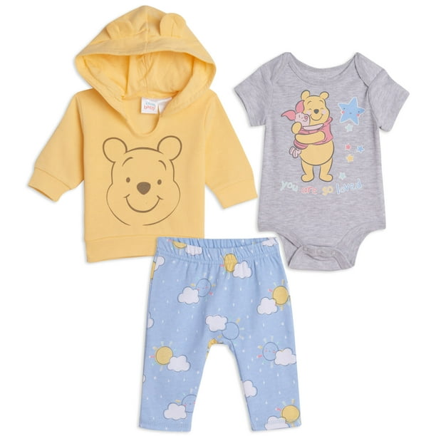 Disney Winnie the Pooh Infant Baby Boys or Girls 3 Piece Outfit Set ...