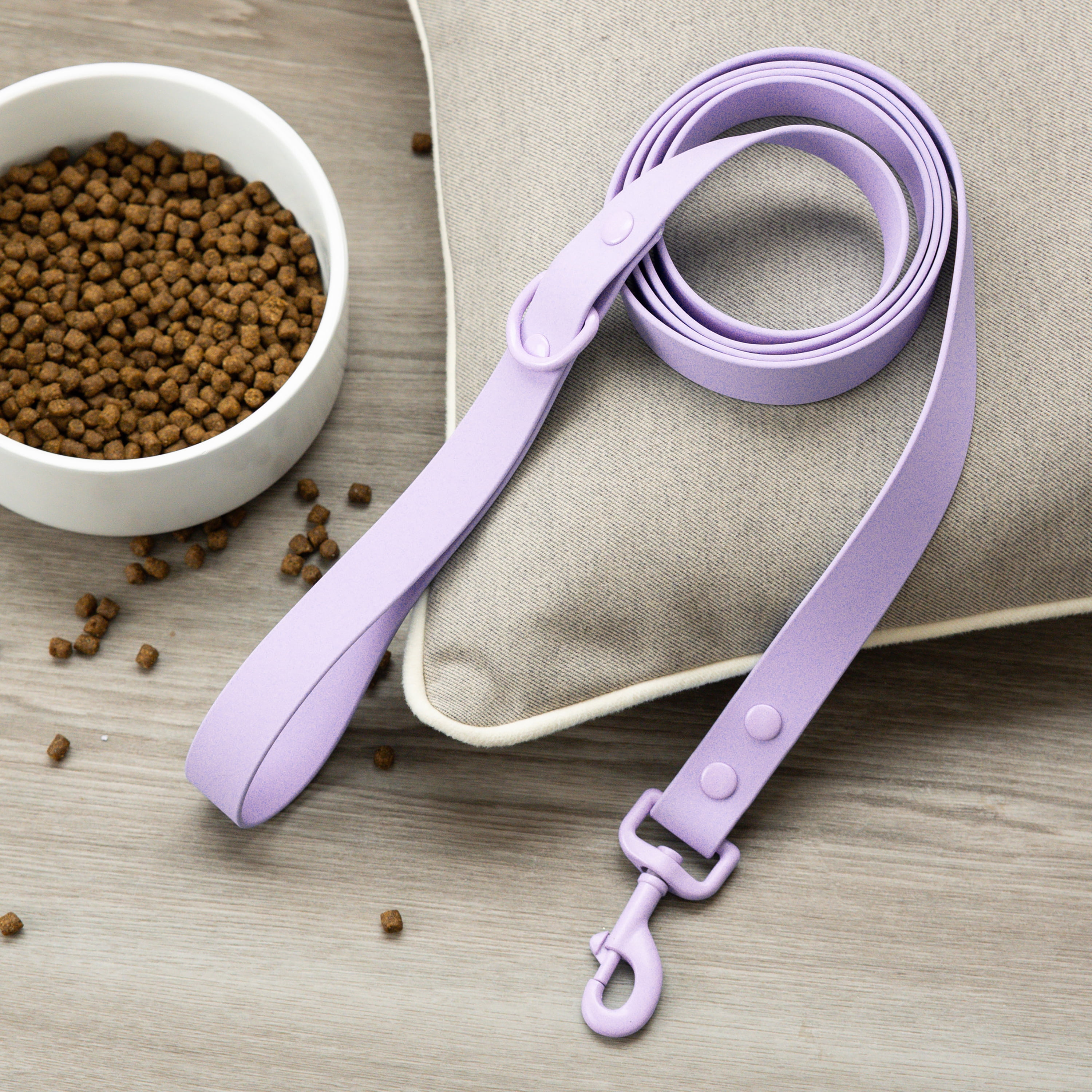 Vibrant Life 6' TPU Water Resistant Standard Dog Leash, Lavender