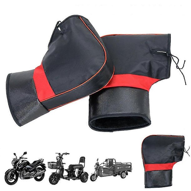 Guantes de invierno para manillar de motocicleta, de cuero grueso y cálido, resistentes al frío. Guantes de invierno para manillar de motocicleta, de cuero grueso y cálido, resistentes al frío.