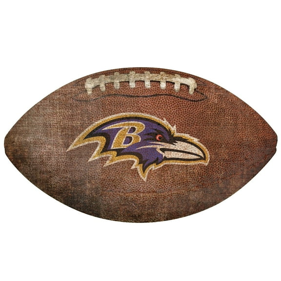 Baltimore Ravens 12'' Football Sign