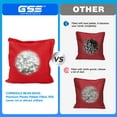 thumbnail image 2 of GSE Games & Sports Expert Set of 8 Weather Resistant Cornhole Beanbags for Cornhole Toss Games, Backyards Game. Regulation Size and Weight Bean Bags (Red & Blue), 2 of 7