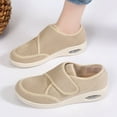 thumbnail image 3 of YOURDIARY Womens Wide Width Shoes Adjustable Strap Sneakers for Elderly Diabetic Plantar Fasciitis Swollen Feet, 3 of 7