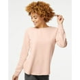 thumbnail image 3 of Independent Trading Co. Women's California Wave Wash Crewneck Sweatshirt PRM2000 Blush L, 3 of 4