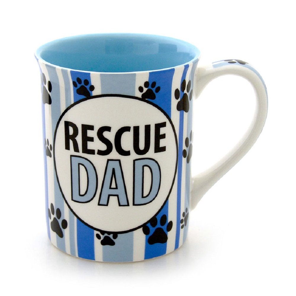Rescue Dad Dog Rescue Coffee Mug 16ounce Dog Dad