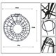 thumbnail image 2 of Alimentador Colgante Para Pájaros, Alimentador Para Pájaros Salvajes, Distribuidor De Alimentos Para Pájaros, Alimentador Redondo Para Exteriores Con Asa, Decoración Exterior Para Jardín Guardurnaity PT002128-00, 2 of 6