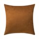 thumbnail image 1 of Funda de almohada de terciopelo cuadrado con forma de almohada Funda de almohada de decoración de sofá de color sólido, café Sweethay HA003042-08, 1 of 6