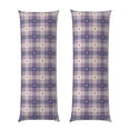 thumbnail image 2 of Bingfone Body Pillow Cover Long Pillow Case With Zipper Decorative Bedding Pillowcase 20"X54" Soft Cushion Pillow Case For Bedroom-Heart Check Plaid, 2 of 8