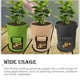 thumbnail image 4 of Advancent Bolsa de cultivo de hierbas de patata de fieltro, bolsas de cultivo de plantas para macetas de jardinería, macetas al revés, suministro de Jardín y Patio Largo Advancent HA065836-01, 4 of 6