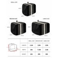 thumbnail image 2 of Black Beige Striped Small Toaster Cover 2 Slice, Kitchen Appliance Covers, Modern Farmhouse Retro Lines Toaster Oven Cover with Loop, Bread Machine Cover Polyester Dust Cover Protection, 2 of 4