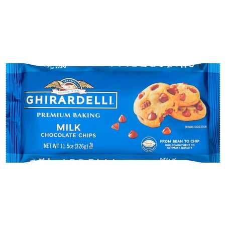 Ghirardelli Chocolate Baking Chips Premium Milk Chocolate 11.5 oz Package May Vary
