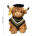 thumbnail image 3 of Rirozkan Graduation Cow Plush, 2026 Graduation Cap Cow, Commemorative Plush Toy for Graduate, Funny Cow Stuffed Animal, Novelty Gift for Graduation Celebration, 3 of 6