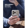 thumbnail image 4 of Funda magnética Lamicall para iPhone 16 Pro con Magsafe Clear, 4 of 7