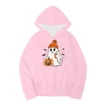 thumbnail image 5 of LRen Christmas Halloween Hoodie for Kids Girls Halloween Printed Hooded Sweatshirts Oversized Long Sleeve Hoodie Sweatshirt with Pocket Y2K Fall Winter Back to school, Halloween Tops, 5 of 5