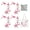 Style2, variant on 4PCS Cherry Blossom Iron Patch Embroidered for Jeans Jackets Bags Hats