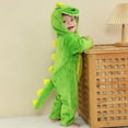 thumbnail image 3 of Disfraz de bebé Dream Cosplay con diseño de dinosaurio, mono de franela, 3 of 6