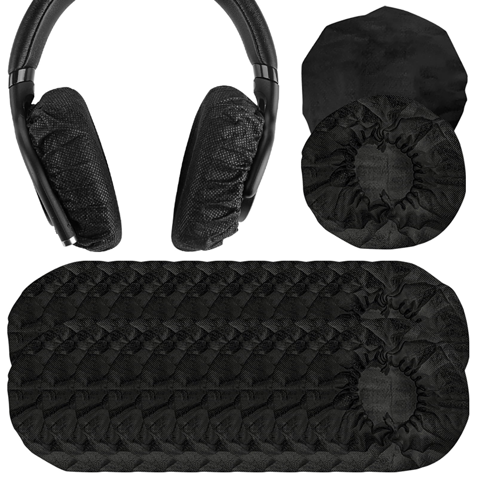 Geekria 100 Pairs Medium NonWoven Fabric Disposable Headphone Covers/Earphone Covers/Ear Pads