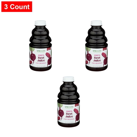 Sprouts 100% Beet Juice from Concentrate - 32 fl oz - 3 Count