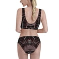 thumbnail image 3 of Picia Spider with Skull Women's High Waisted Bikini Scoop Neck Swimsuit Two Pieces Bathing Suit-Large, 3 of 8