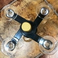 thumbnail image 6 of Mdesiwst Foldable Wine Glass Holder Holds 4 Glasses 1 Bottle Space Saving Countertop Wine Bottle Glasses Display Rack Home Kitchen Bar Accessories, 6 of 7