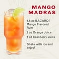 thumbnail image 3 of BACARDI Mango Rum, Gluten Free, 1 L Bottle, ABV 35%, 3 of 9