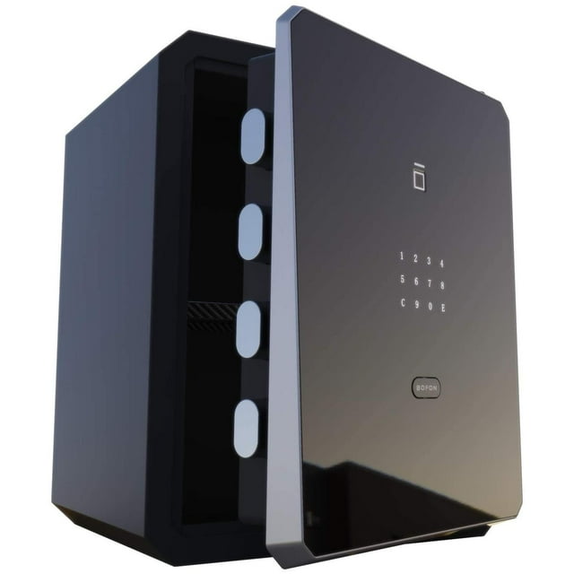 Caja de Seguridad BOFON Blanca Biométrica Serie W 2.1 Pies Cúbicos