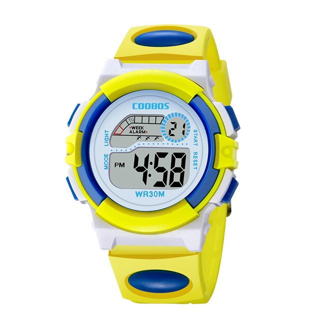 Reloj electrónico para niños, luminoso, multifuncional, resistente al agua, deportivo, para estudiantes, para niños y niñas