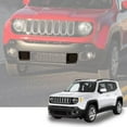 thumbnail image 4 of PIT66 Bumper Cover Grille, Compatible with 2015 2016 2017 Jeep Renegade Front Left & Right Black, 4 of 9
