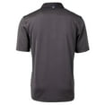 thumbnail image 3 of Men's Cutter & Buck Black New Hampshire Fisher Cats Big & Tall Virtue Eco Pique Micro Stripe Recycled Polo, 3 of 3