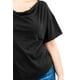 thumbnail image 4 of Blusa escote drapeado Roman Fashion Talla Extra 228 Negro 38, 4 of 6