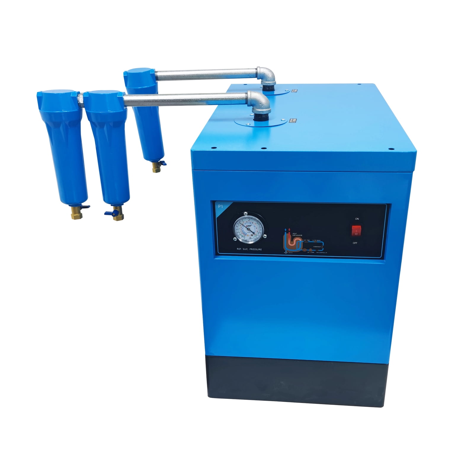 Refrigerating Dryer Air Compressor Refrigerated Freeze Dryer with 10HP Air Compressor 220V