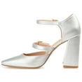 thumbnail image 3 of Journee Womens Isadorah Mary Jane Mid Block Heel Square Toe Pumps, Widths Available, 3 of 10