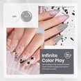 thumbnail image 4 of Set de esmaltes en gel con forma de escarabajos, gris, 6 colores, para manicura y bricolaje, 4 of 6