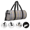 thumbnail image 3 of ZICANCN Abstract Plaid Style Travel Duffle Bag, Sports Tote Gym Bag Weekenders Bags for Women Men, 3 of 8