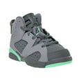 thumbnail image 2 of Jordan 6 Retro GP Little Kid's Shoes Cement Grey/Green Glow/Dark Grey 543389-005, 2 of 6