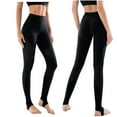 thumbnail image 3 of REALiKUN Yoga Leggings for Women Lounge Elastic High Waisted Stirrup Pants Sexy Seamless Butt Lift Workout Compression Pants, 3 of 4