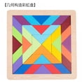 thumbnail image 1 of Cross-border Large Rainbow Building Blocks Children‘s Early Childhood Fun Jigsaw Puzzle Large Disc Variables Puzzle Educational Toys, 1 of 7