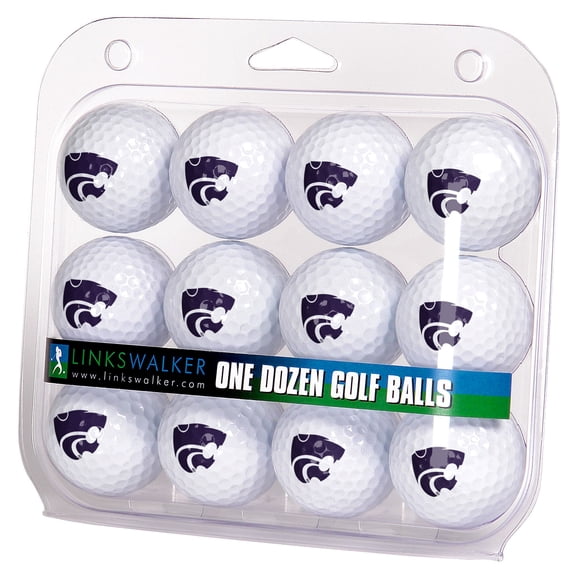 LinksWalker Kent State Golden Flashes Golf Balls, 12 Pack