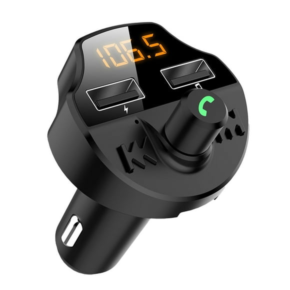 Car Mp3 Bluetooth Player Non-destructive Sound Quality Intelligent Fast Charging Voltage Detection FM Frequency Adjustment Bluetooth Calls